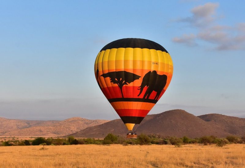hot air balloon safari over Central Serengeti